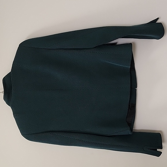 AKRIS Punto Green  100% Wool Full Zip Jacket Sz 42 US 10 - Picture 12 of 17